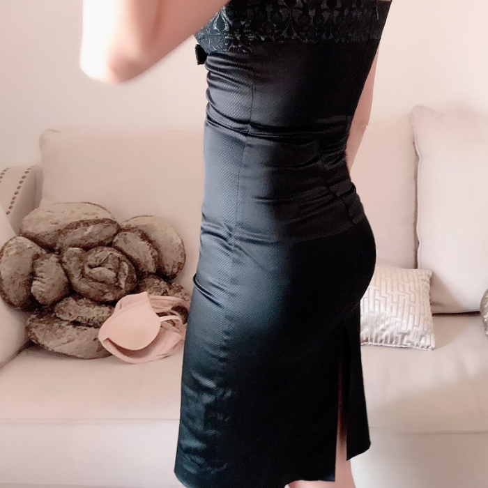 Vestido negro de fiesta