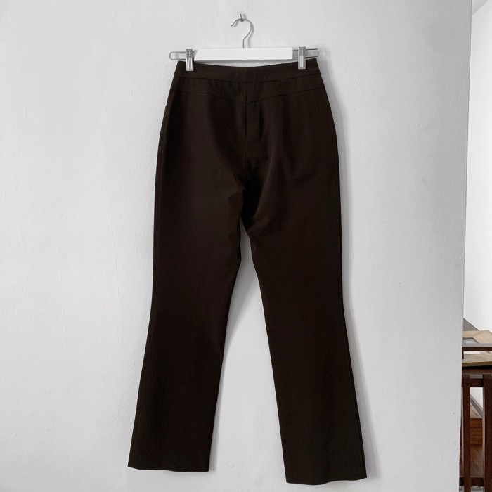 Pantalón marrón tafetán