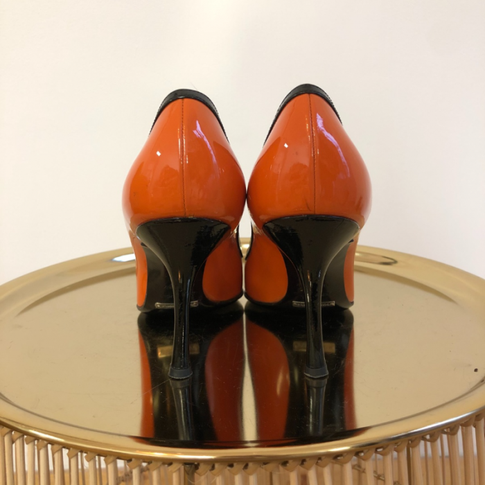 Zapatos salón naranjas