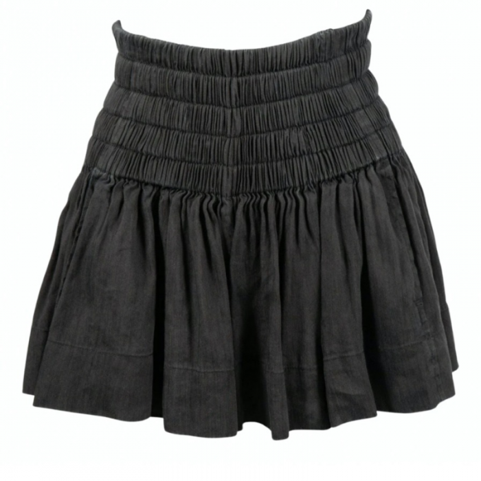Falda corta a cuadros de Étoile Isabel Marant de color Negro Mujer Ropa de Faldas de Minifaldas 