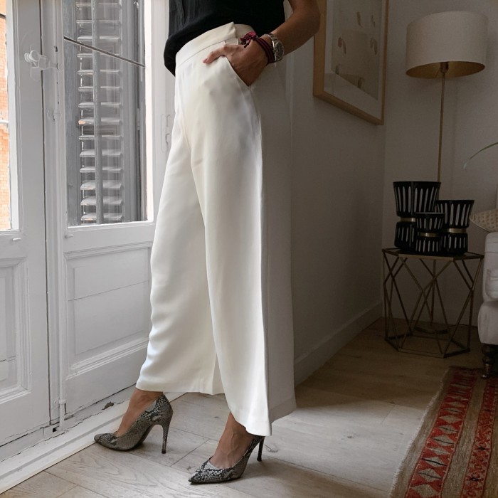Pantalón ancho de vestir - Massimo Dutti | Best For Less